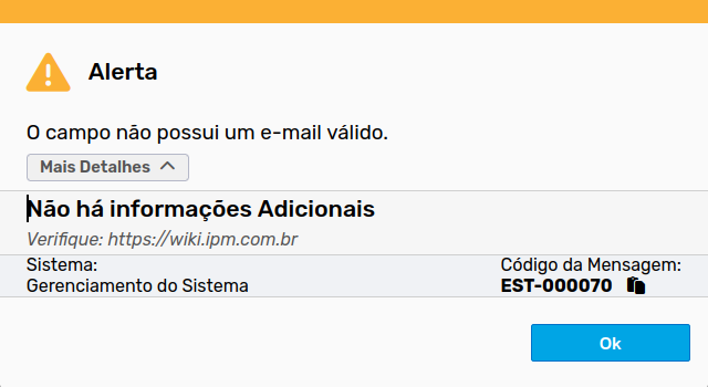 Print de conversa mostrando desconfiança com email curto